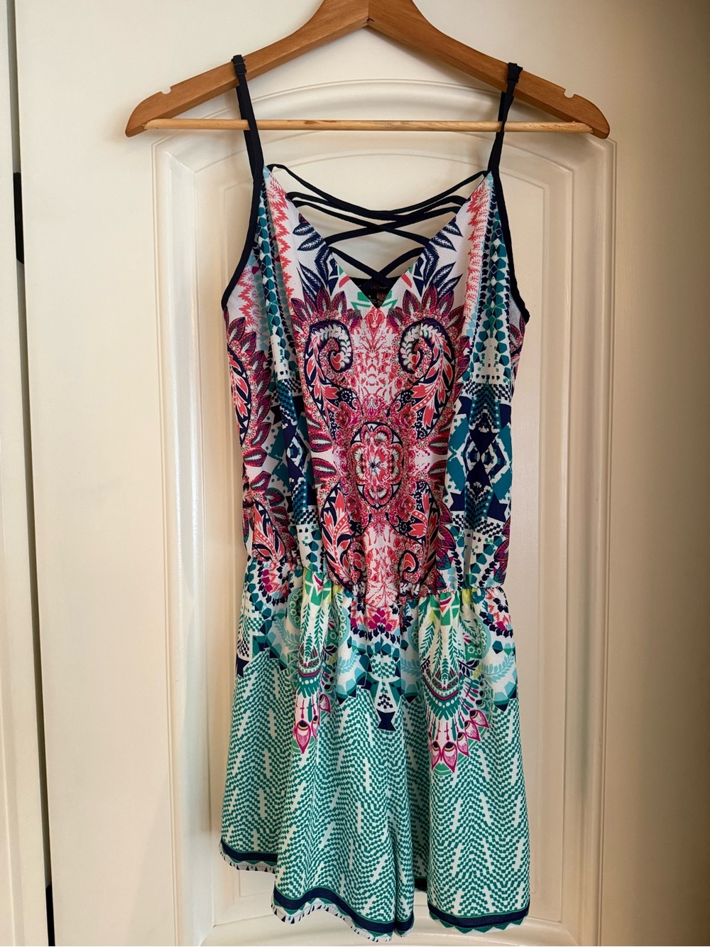 Paisley Printed Romper